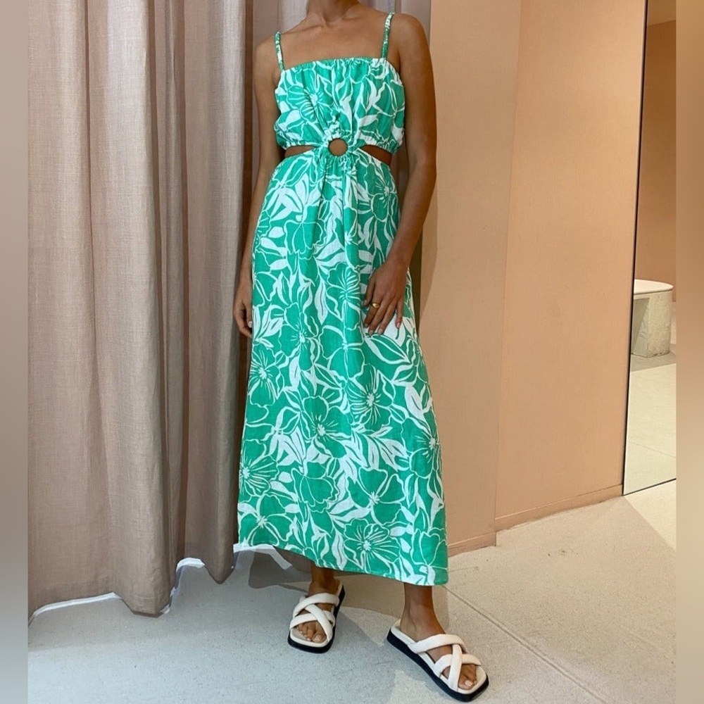 Faithfull the Brand El rio Floral Maxi Dress (M)
